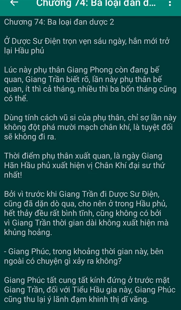 Truyện Phàm nhân tu tiên 2 screenshot